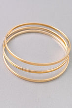 Load image into Gallery viewer, Gold Bangle Set