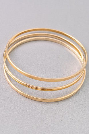 Gold Bangle Set