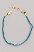 Load image into Gallery viewer, Braided Evil Eye Bracelet