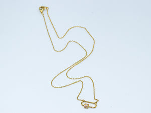 Carabiner Charm Pendant Necklace